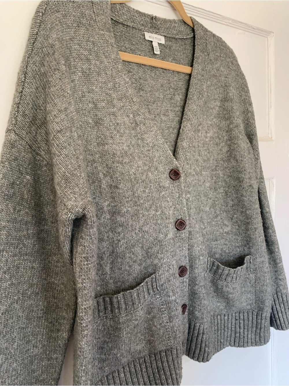 Ella Moss Button Front Cardigan